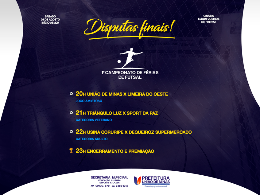 CAMPEONATO FUTSAL DISPUTAS FINAIS