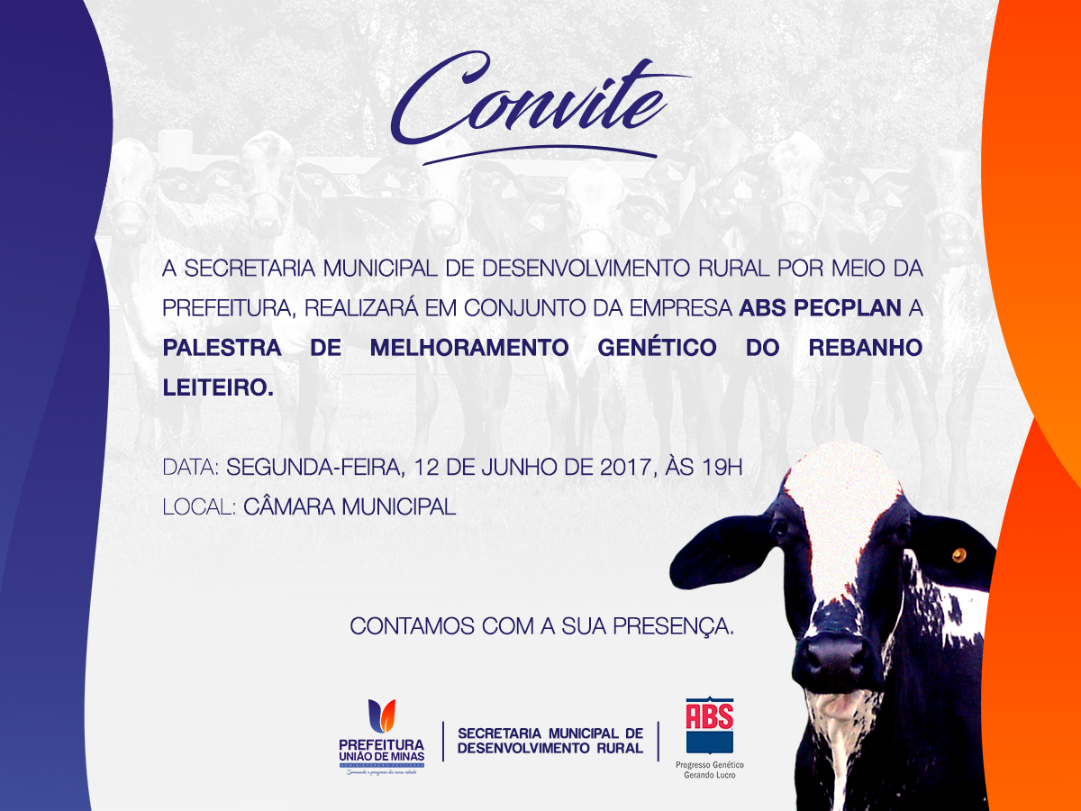 PALESTRA DE MELHORAMENTO GENÉTICO DO REBANHO LEITEIRO - ABS