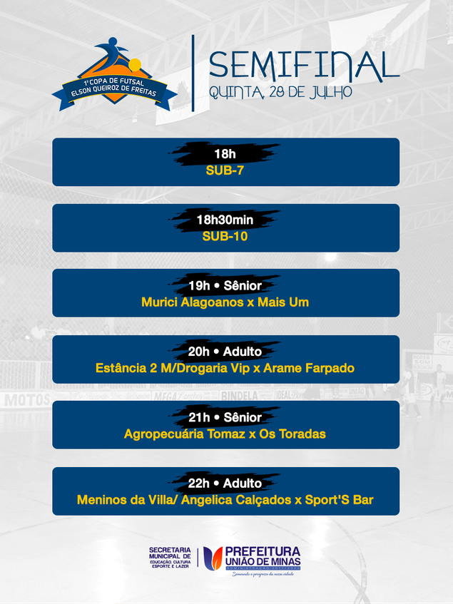 COPA DE FUTSAL ELSON QUEIROZ DE FRIETAS SEMIFINAL