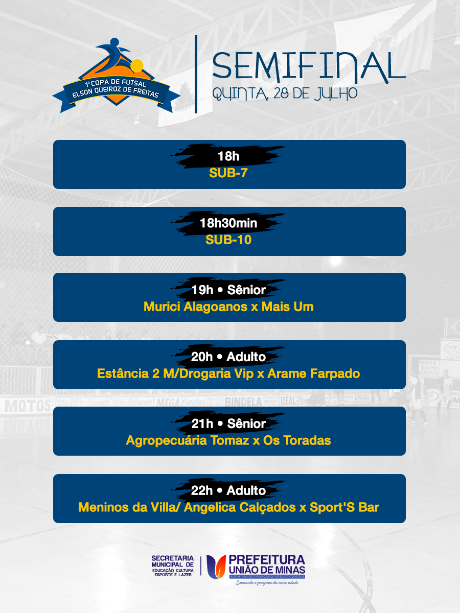 COPA DE FUTSAL ELSON QUEIROZ DE FRIETAS SEMIFINAL