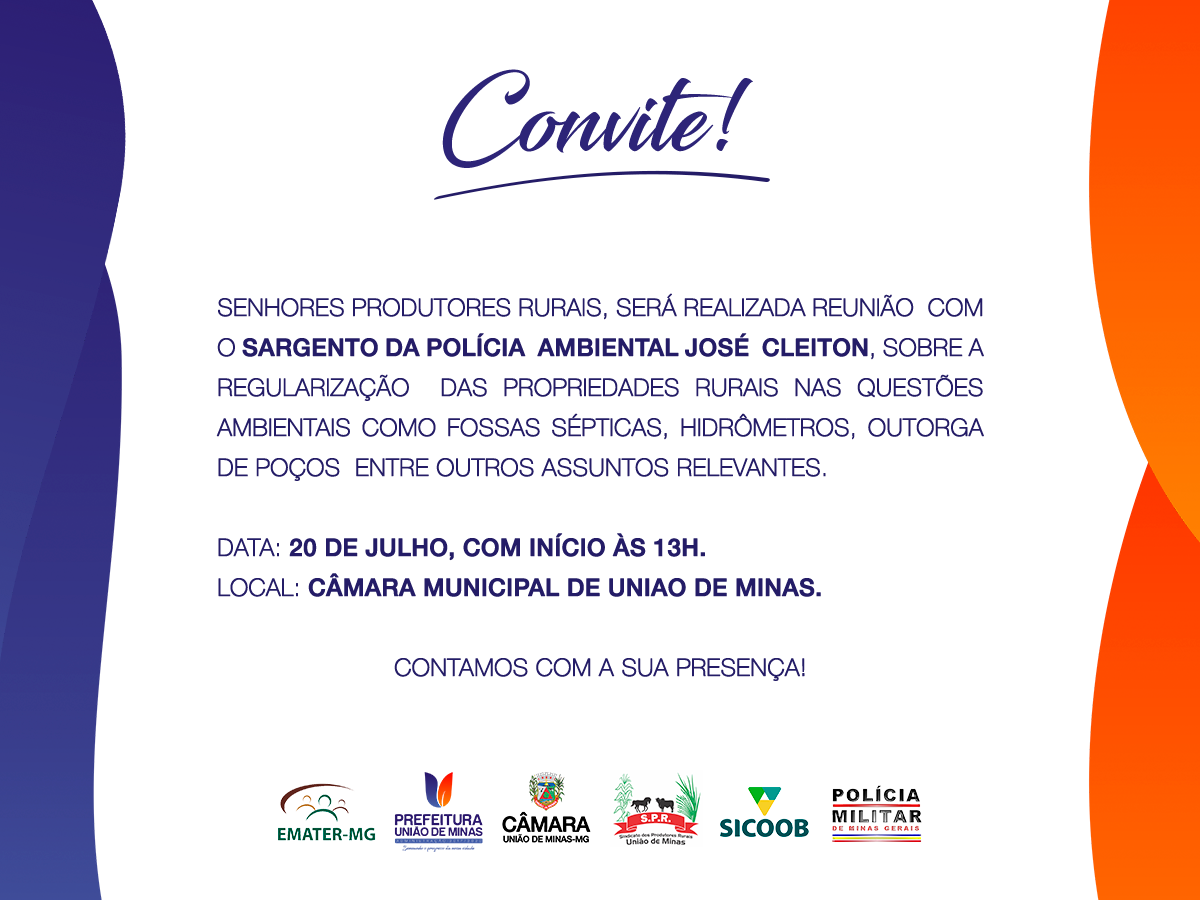 CONVITE EMATER POLICIA AMBIENTAL