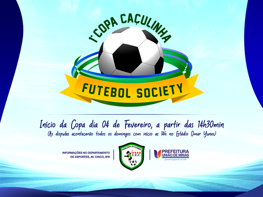 1ª COPA CAÇULINHA DE FUTEBOL SOCIETY