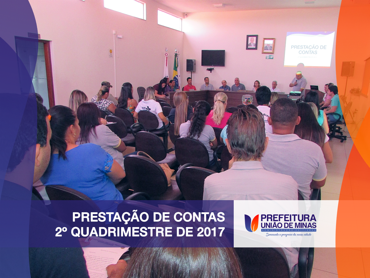 PRESTAÇÃO DE CONTAS 2º QUADRIMESTRE