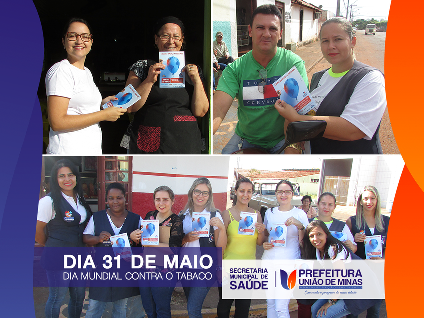 31 DE MAIO - DIA MUNDIAL CONTRA O TABACO 2017
