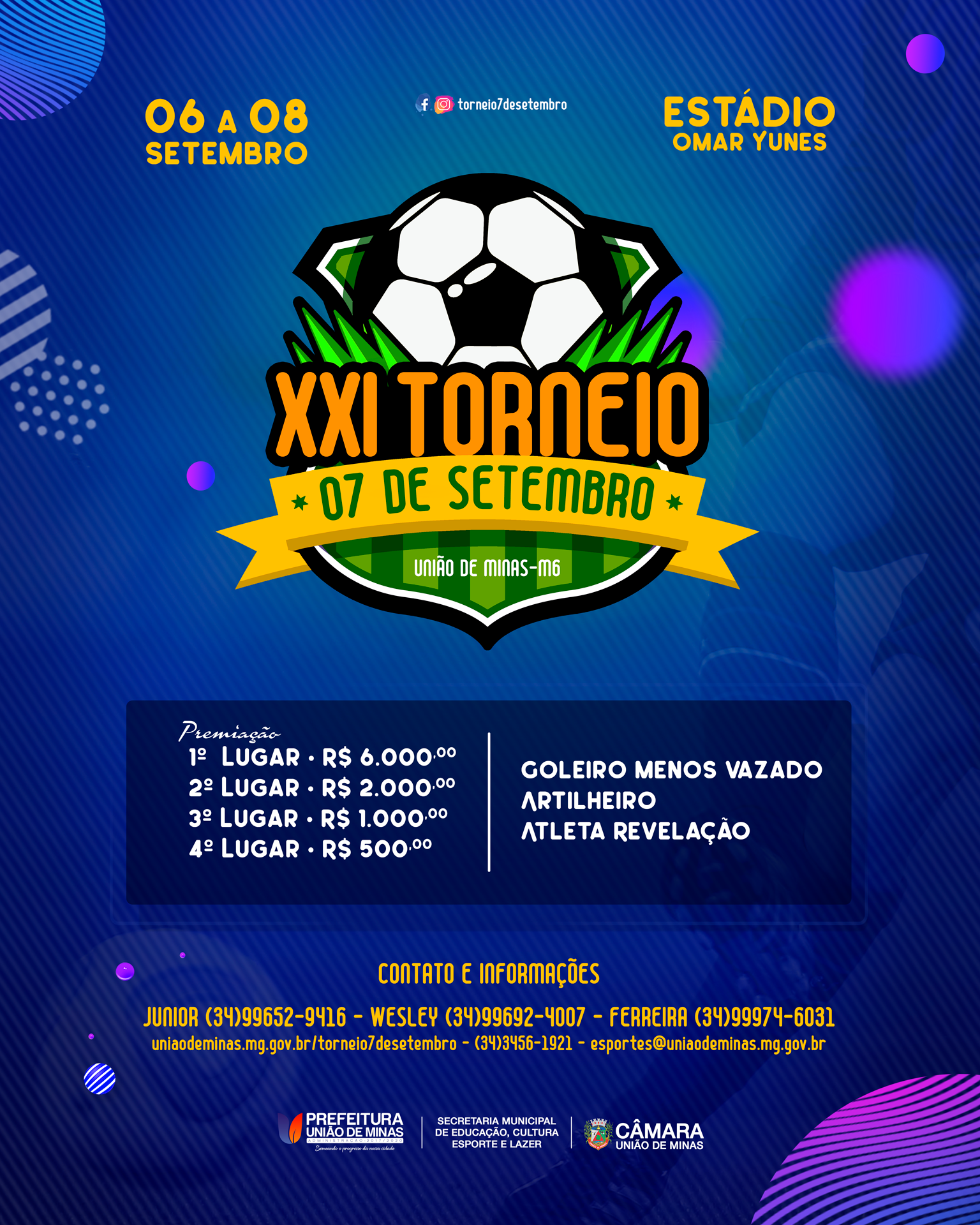 TORNEIO 7 DE SETEMBRO - 2019