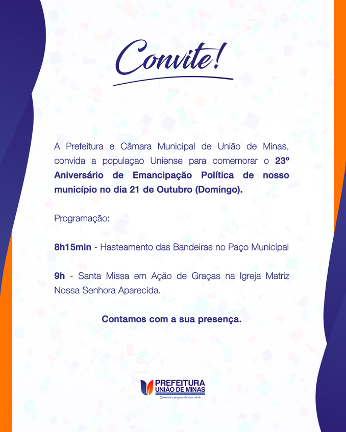 CONVITE ANIVERSÁRIO