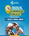 Prefeitura de União de Minas reforça canal de atendimento para reparos na iluminação pública Prefeitura de União de Minas reforça canal de atendimento para reparos na iluminação pública